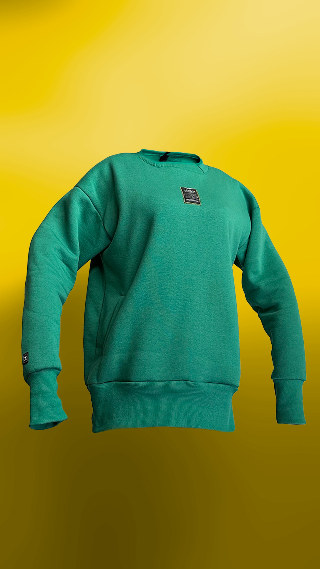 Oversized URBAN hoodie - Verde Benetton - Conquer